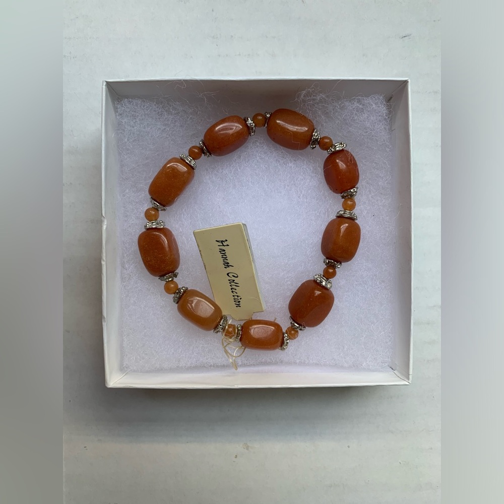 Women’s Bracelet Hannah Collection Burnt Orange NEW